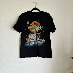 Space Jam Black Graphic Tee